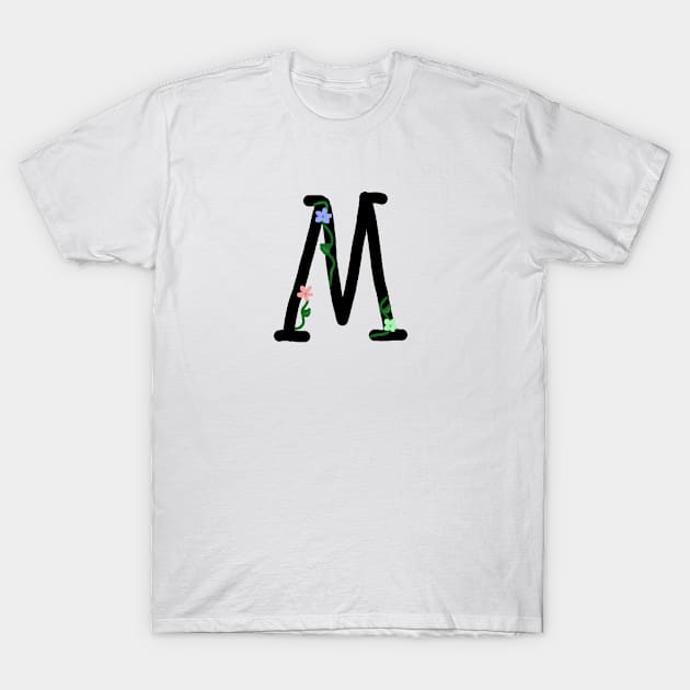 "M" Initial T-Shirt by artoftilly